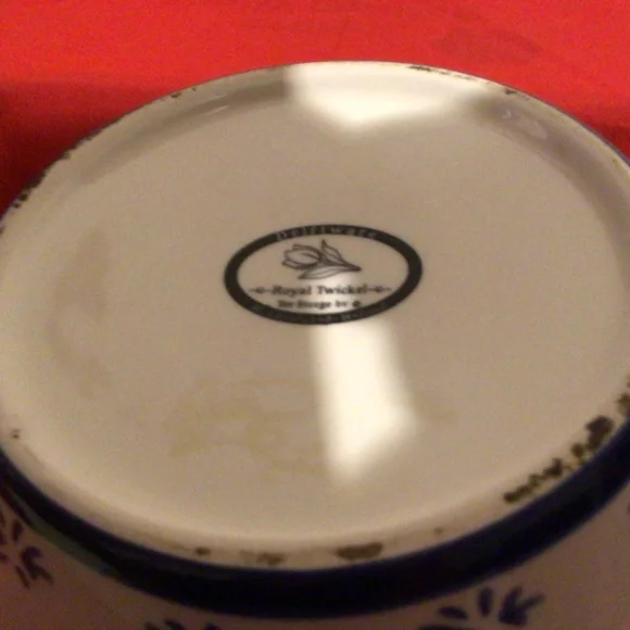 Delftware Royal Twickel Handpainted Holland Lidded Jar Windmill, Blue & White - Picture 5 of 9